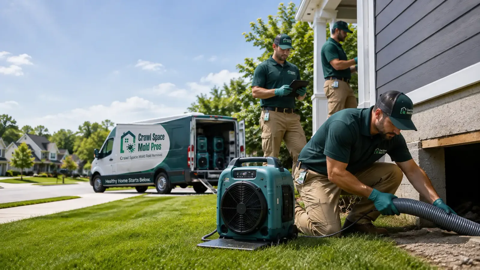 Crawl Space Mold Removal in Reston, VA